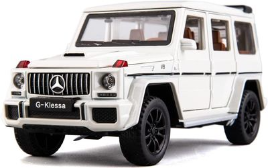 Premium G-Wagon Metal Toy Car – Die-Cast Model with Smoke Effect & Opening Doors | 1:32 Scale Collectible Premium G-Wagon Metal Toy Car – Die-Cast Model with Smoke Effect & Opening Doors | 1:32 Scale Collectible